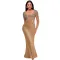 Fashion women's rhinestone solid color long sleeved dress new
