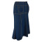 Large size women's new denim casual long skirt