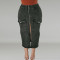 Large size women's denim new fit zipper empty bag long skirt