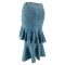 Large size women's new denim fit mid length skirt