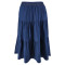 Large size women's new denim casual long skirt