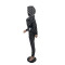 Casual temperament long sleeved long pants printed suit hooded zipper sweatshirt two-piece set