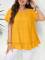 New women's solid color round neck ruffled hem short sleeved top   8 COLORS