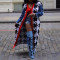 Splicing cardigan, double-layer thick sweater with star pattern, fashionable casual sweater