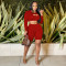 Solid color sports vest, long sleeved set, shorts set 3-piece set
