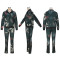 Autumn and winter women's top zipper placket half high collar long sleeved pants casual set