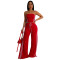 Fashion women's solid color sleeveless two-piece set new style