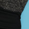 Hot stamping strap hollow pleated fish tail skirt dress