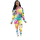 Personalized floral print sports set