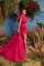 Tailored banquet slim fit hip hugging evening gown two-piece set