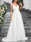 Strap V-neck new large skirt solid color Amazon elegant slim fit sleeveless wedding dress