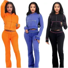 Fashionable and elegant Huafuge hooded two-piece set