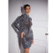 Fashion women's V-neck long sleeved short dress long skirt new