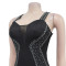 Fashionable women's suspender hot stamping medium long dress new