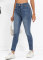 Fashionable slim fit trend solid color denim shorts