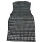 Fashion women's rhinestone backless solid color dress