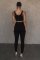 Fashionable and sexy slim fit ribbed casual pants