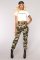 Fashionable classic work pants with multiple pockets camouflage work pants and waist belt