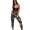 Fashionable classic work pants with multiple pockets camouflage work pants and waist belt