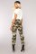 Fashionable classic work pants with multiple pockets camouflage work pants and waist belt