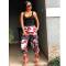 Fashionable classic work pants with multiple pockets camouflage work pants and waist belt