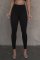 Fashionable and sexy slim fit ribbed casual pants