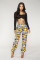 Fashionable classic work pants with multiple pockets camouflage work pants and waist belt