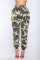 Fashionable classic work pants with multiple pockets camouflage work pants and waist belt