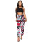 Fashionable classic work pants with multiple pockets camouflage work pants and waist belt