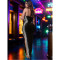 Fashion women's rhinestone V-neck dress, long skirt, new