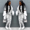 Fashion casual letter printed pants two-piece set