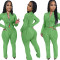 Knitted sweater double-sided zipper fashionable casual set