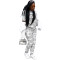 Fashion casual letter printed pants two-piece set
