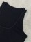 U-neck camisole tight fitting dress
