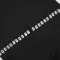 Fashionable round neck sleeveless rhinestone dress with a feminine touch, high slit evening gown, long skirt