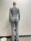 Knitted sweater double-sided zipper fashionable casual set