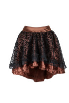 corest paired with short skirt  2colors