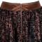 corest paired with short skirt  2colors