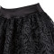 corest paired with short skirt  2colors