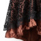 corest paired with short skirt  2colors
