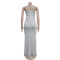 Fashion women's sleeveless camisole dress long skirt new