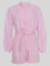 Long sleeved jumpsuit solid color lapel lantern sleeve cinched waist strap jumpsuit shorts