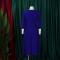 Fashionable and elegant solid color pleated plus size African cross-border dress