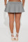 Mini skirt with sexy lining and A-line pleated skirt