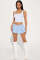 Mini skirt with sexy lining and A-line pleated skirt