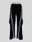 Spring and Autumn Casual Elastic Waist Splicing Pants Fashion Street Multi Pocket Sports Straight Leg Pants