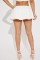 Mini skirt with sexy lining and A-line pleated skirt