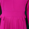 Fashionable and elegant solid color pleated plus size African cross-border dress