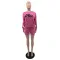 Fashion casual suit embroidered loose long sleeved sweatshirt two-piece set