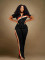 Women's casual and fashionable color blocking patchwork zipper pocket long sleeved pants sportswear